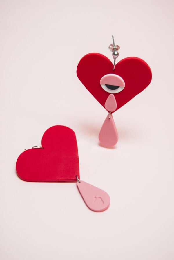 Weeping Hearts Earrings - Image 2