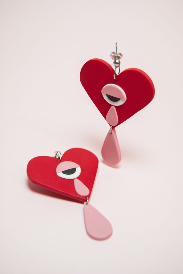 Weeping Hearts Earrings - Image 4