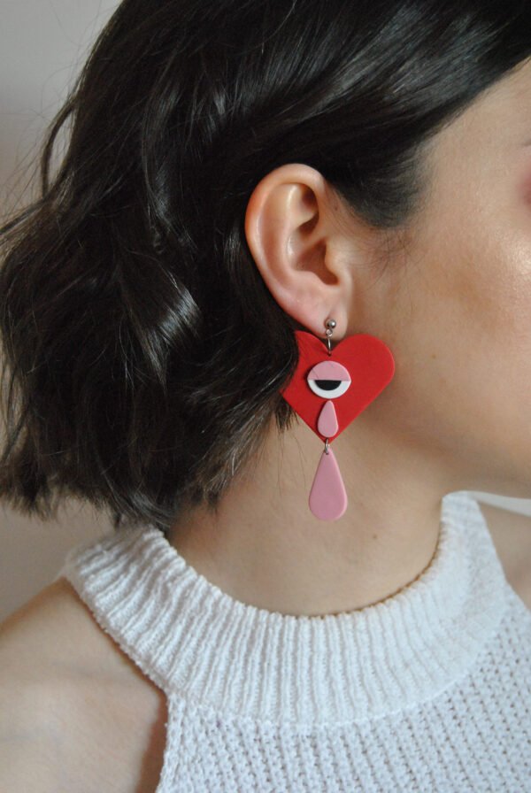 Weeping Hearts Earrings - Image 5