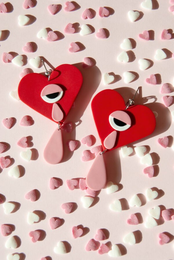 Weeping Hearts Earrings