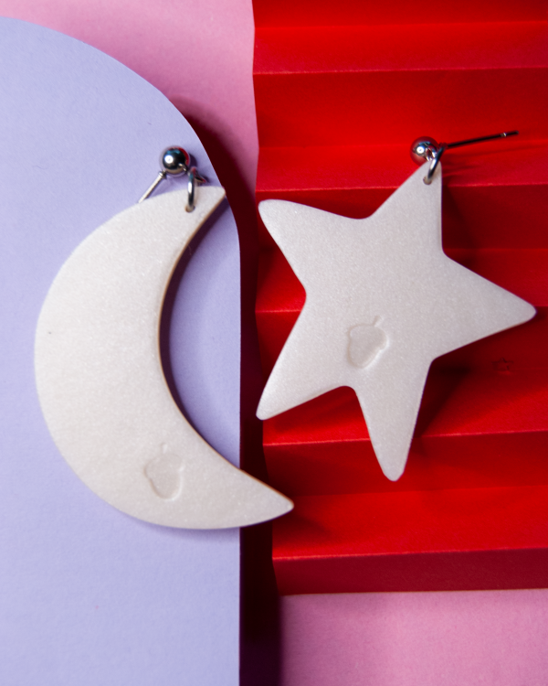 Moon & Stars Earrings - Image 2
