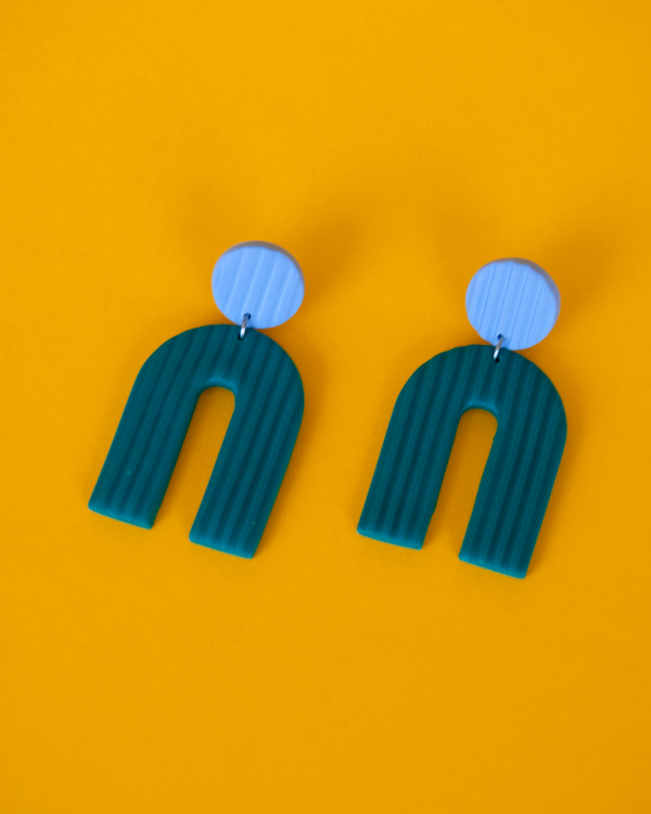 Corrugated Arch Earrings - Image 3