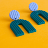 Corrugated Arch Earrings - Image 2